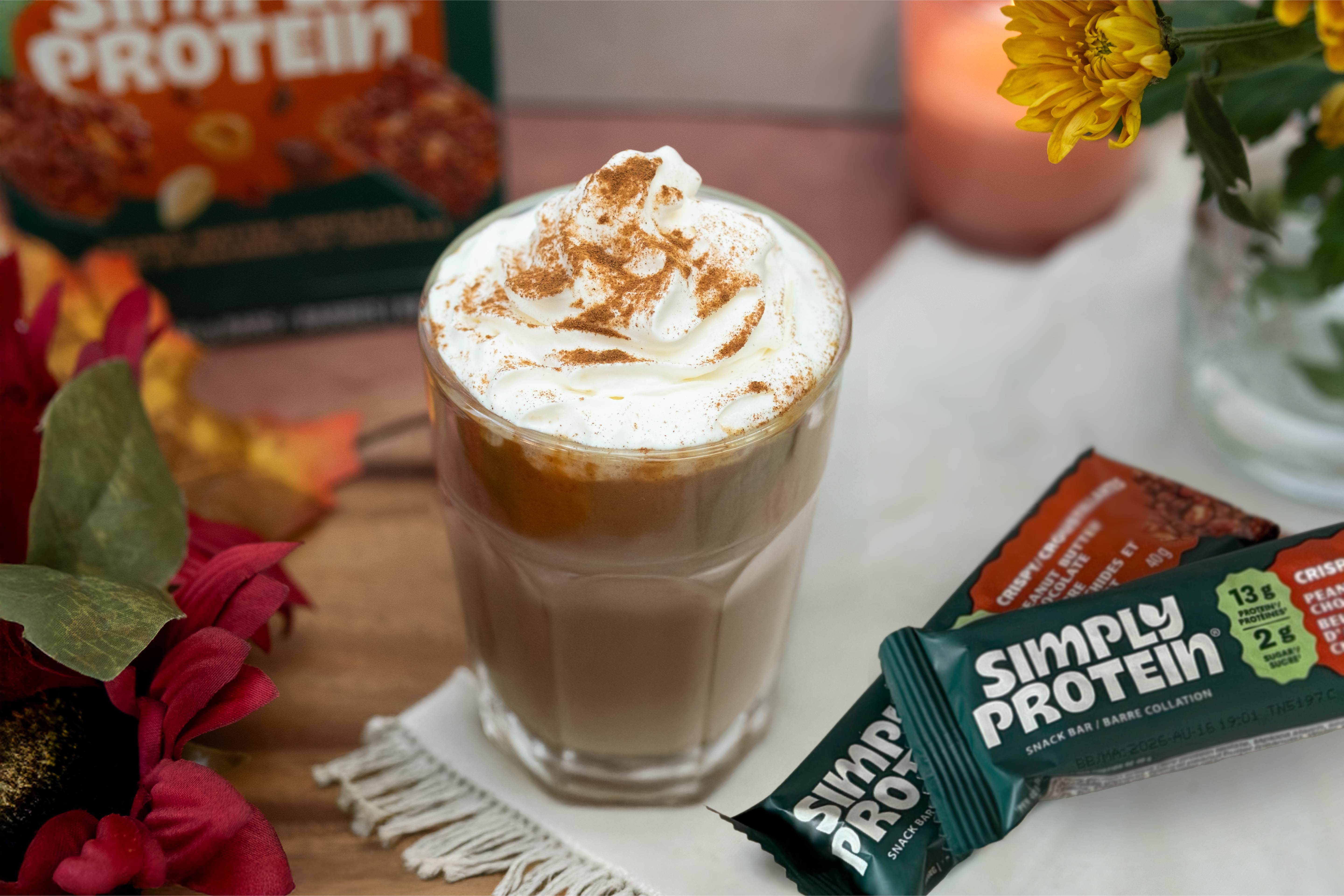 Pumpkin Spice Latte

        &ndash; SimplyProtein