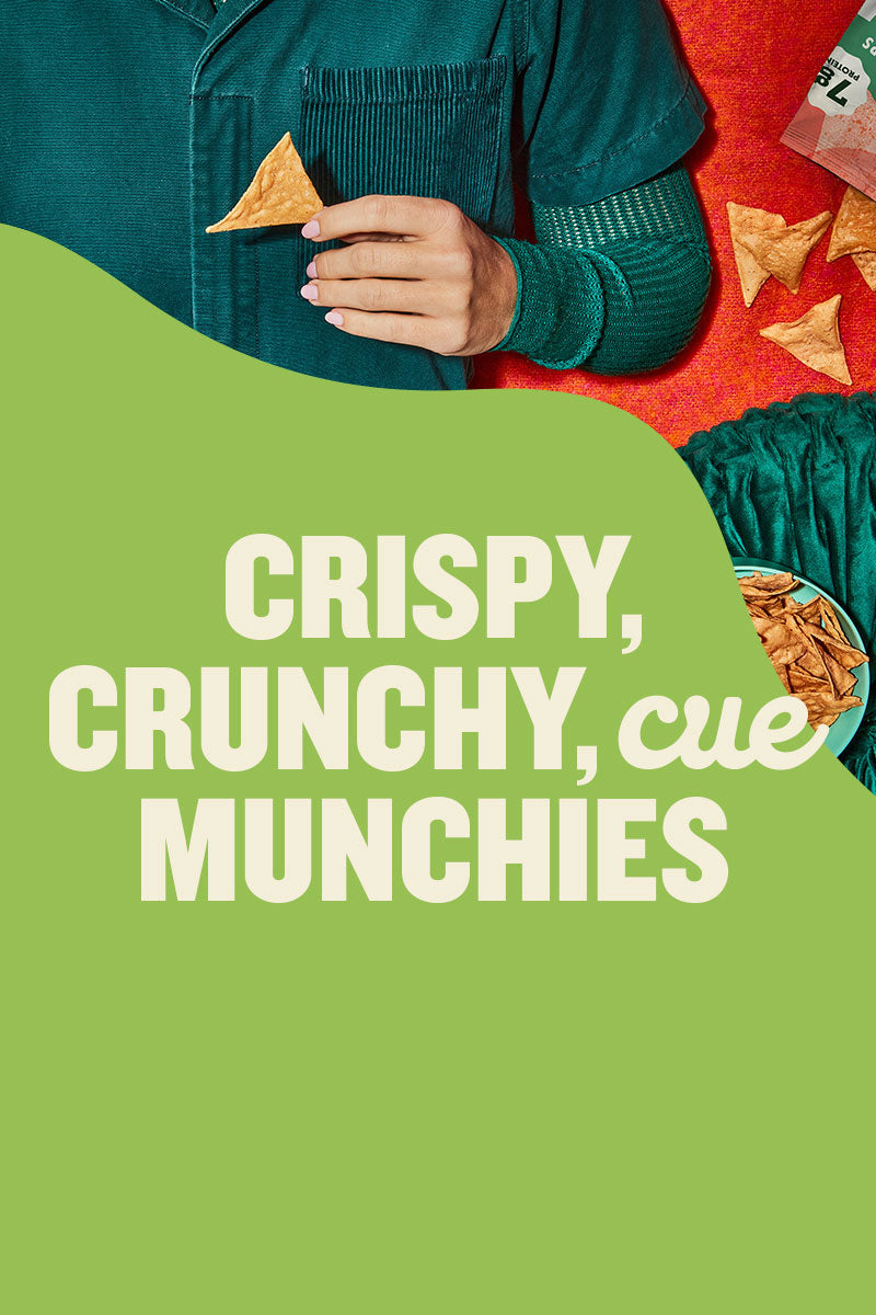 Crispy, crunchy, cue munchies