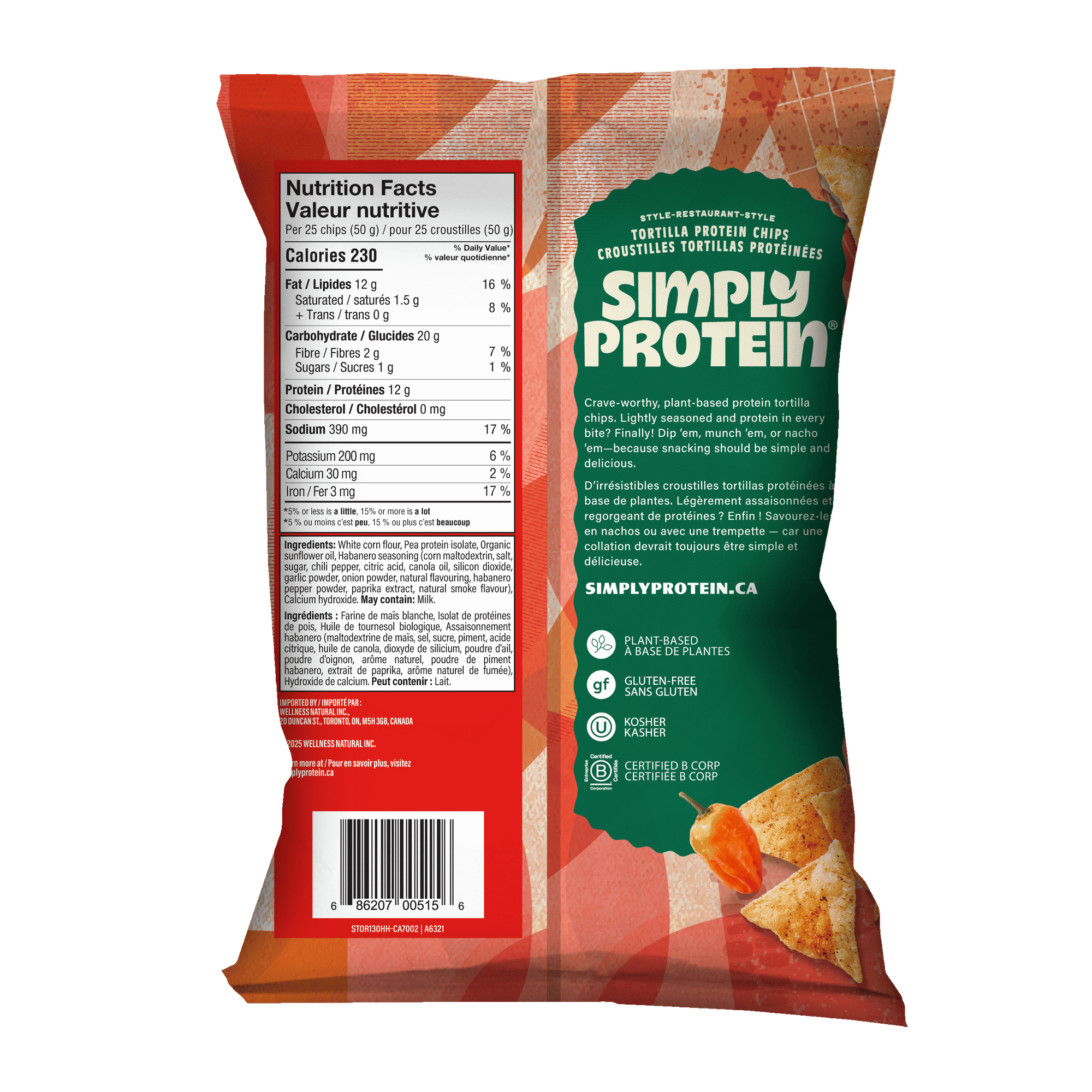 Protein Tortilla Chips - Hint of Habanero