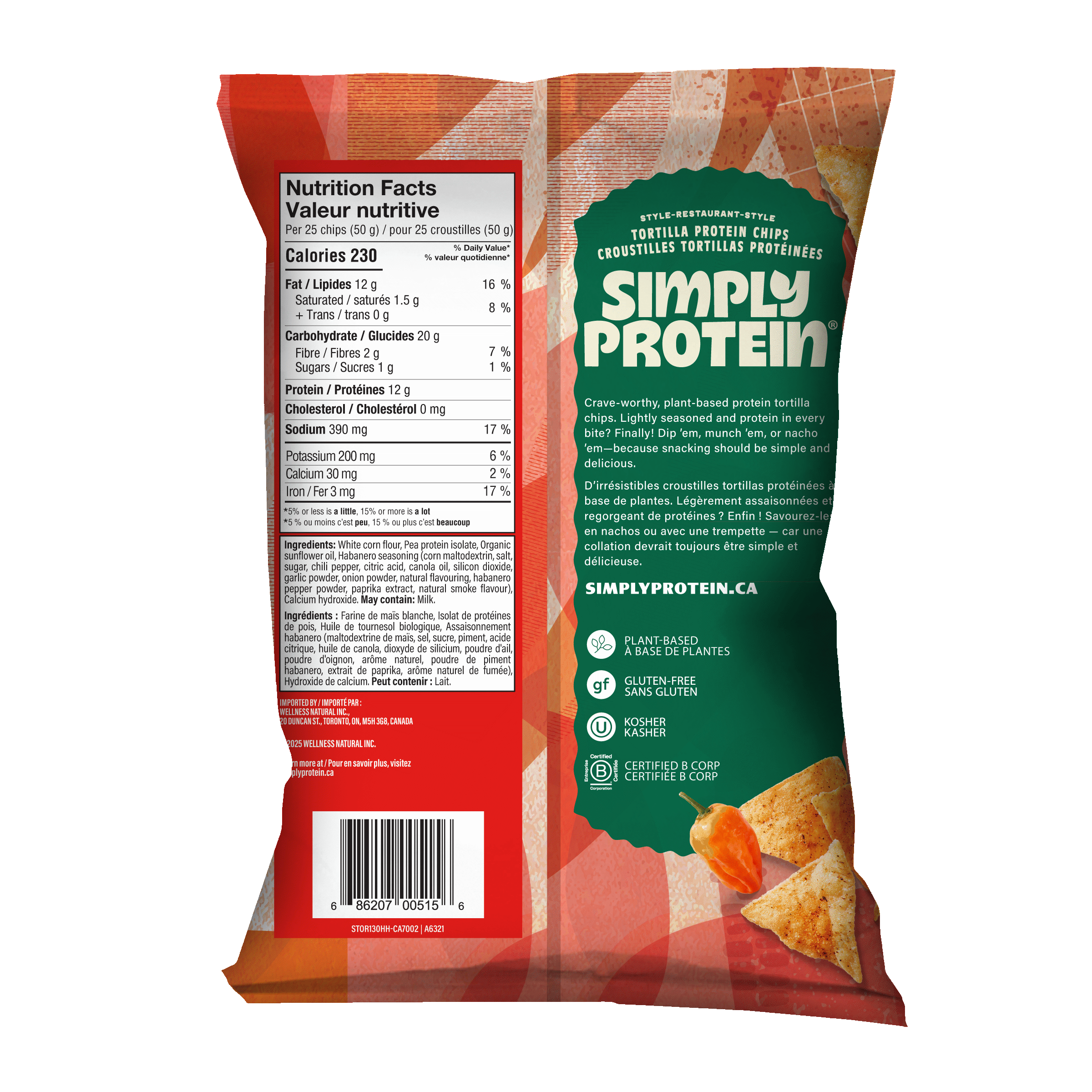 Protein Tortilla Chips - Hint of Habanero