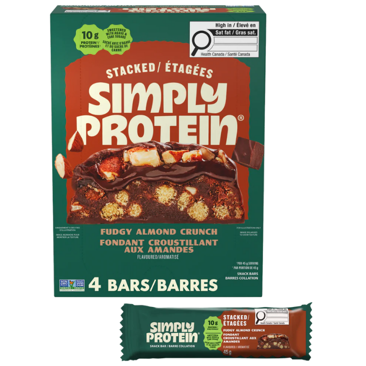 Stacked Bars - Fudgy Almond