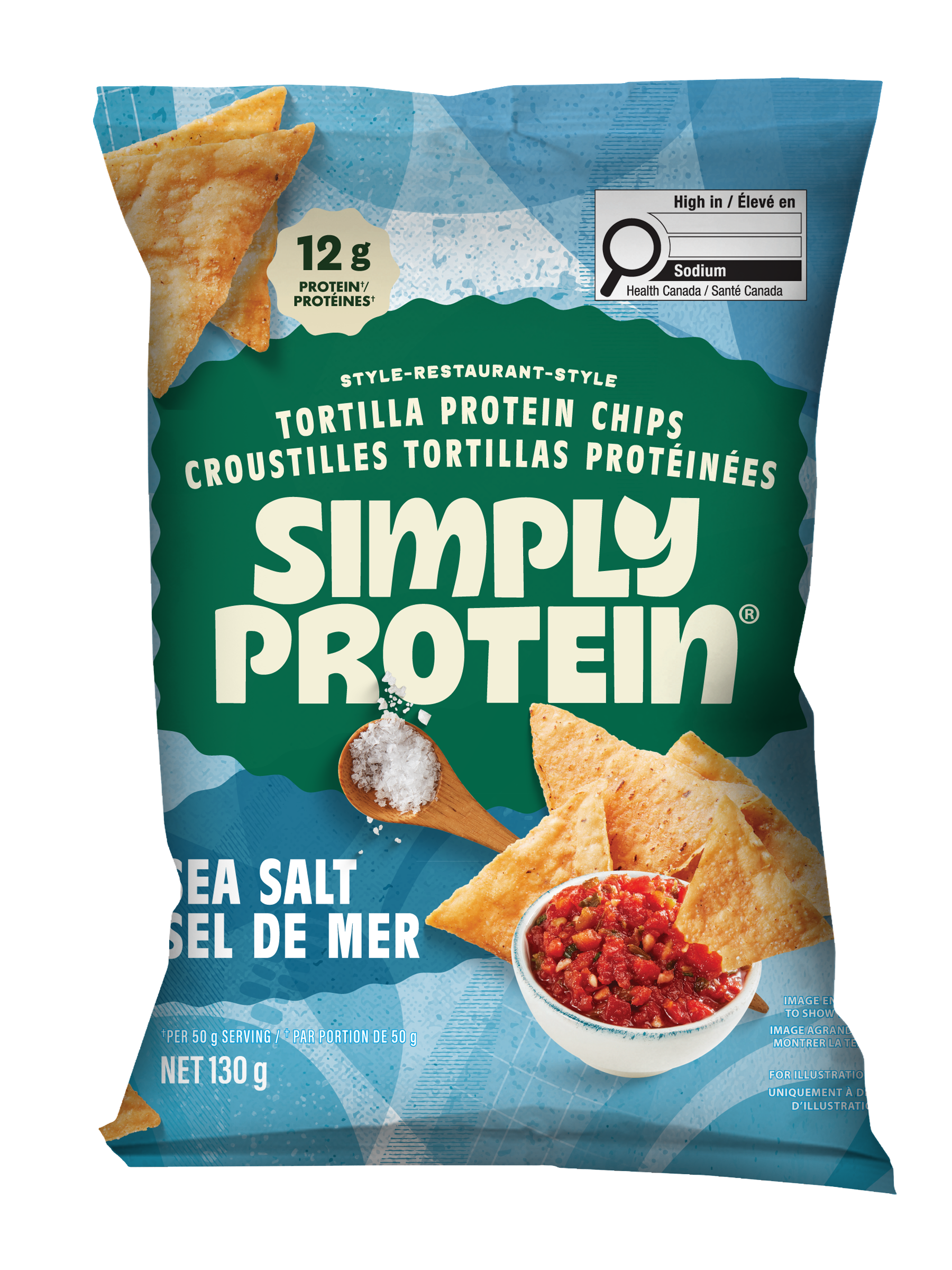 Protein Tortilla Chips - Sea Salt