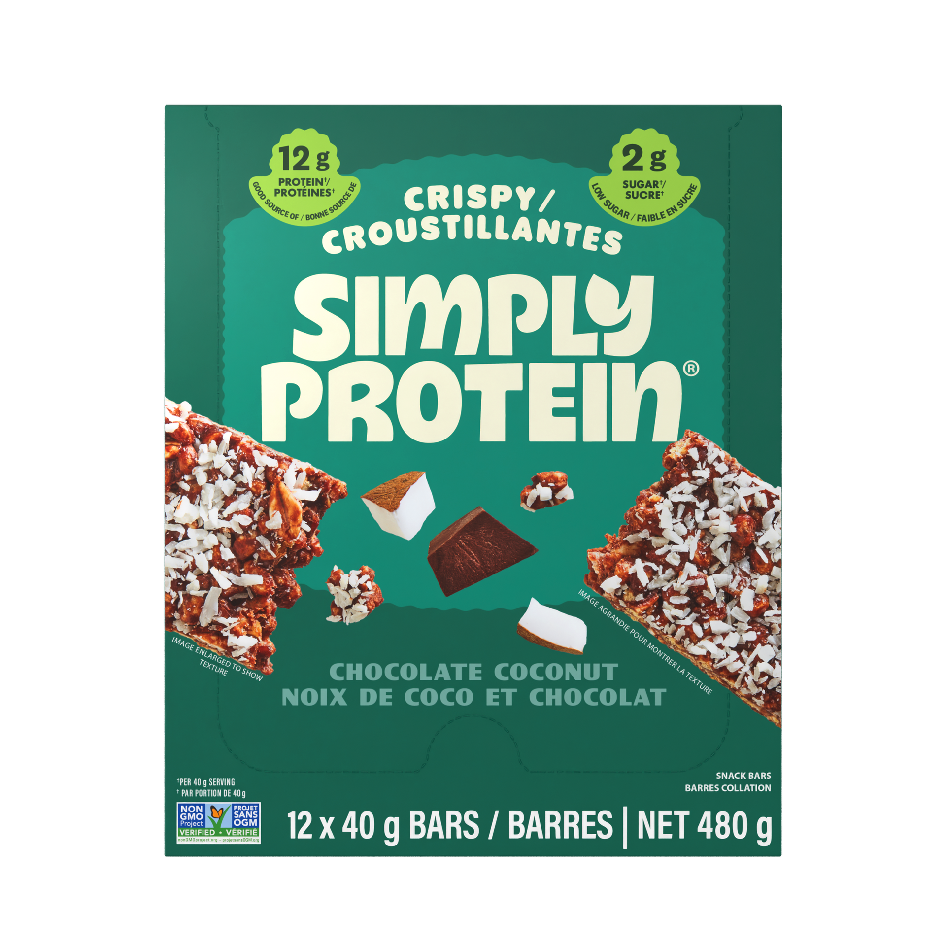 Chocolate Coconut Plant-Based Protein Bar - SimplyProtein®