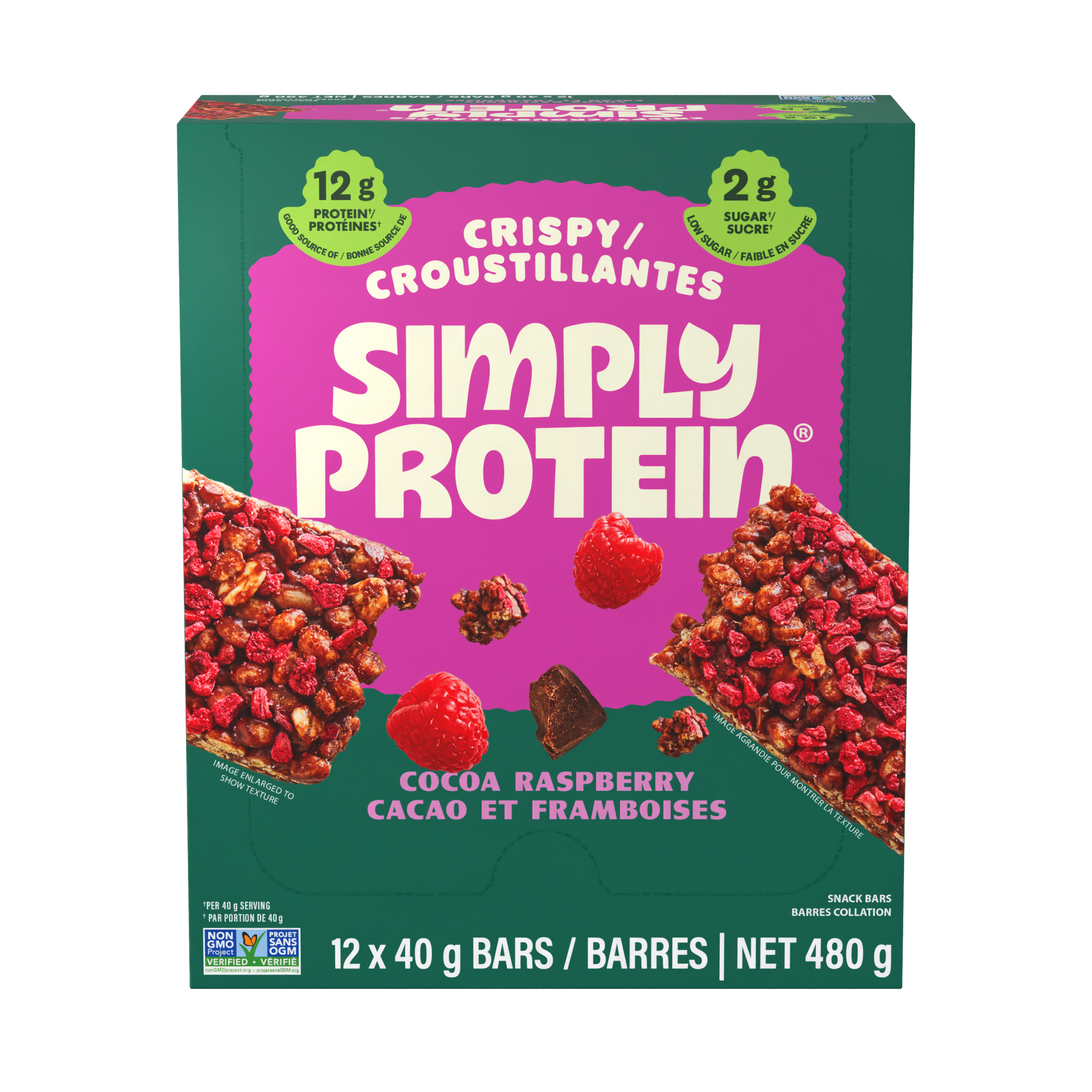Crispy Bars - Cocoa Raspberry