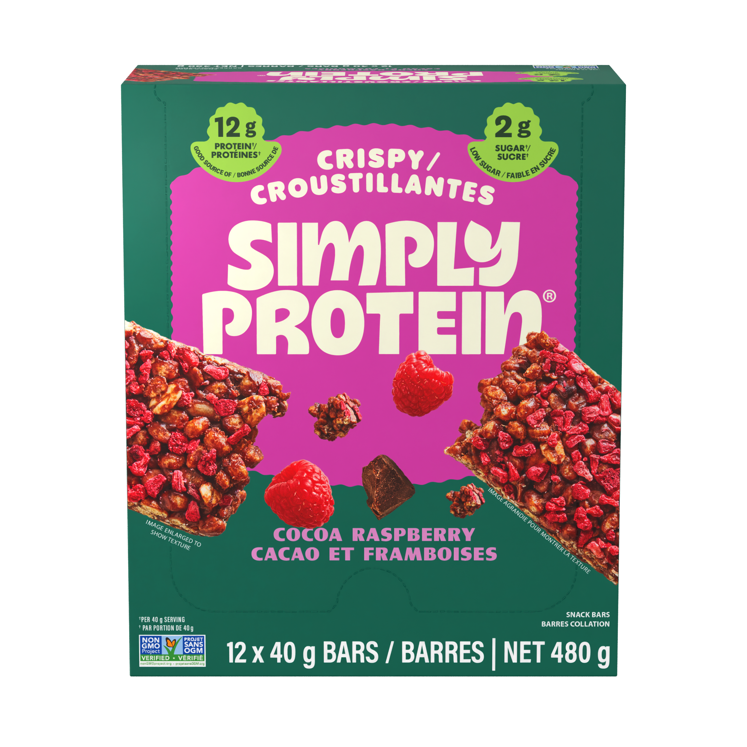 Crispy Bars - Cocoa Raspberry