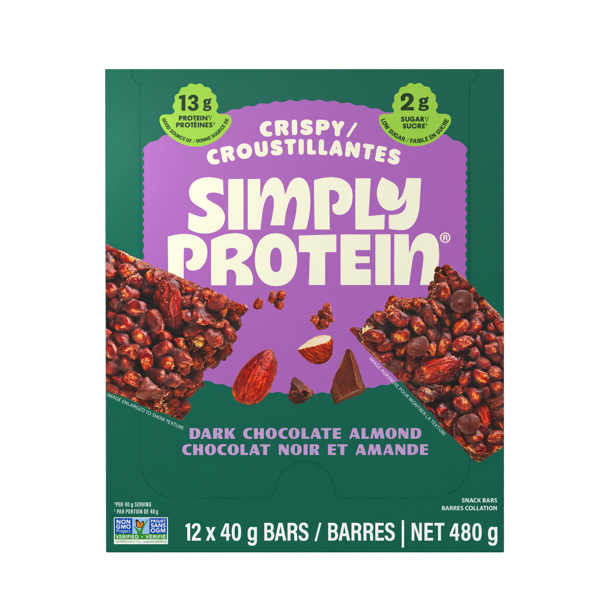 Crispy Bar - Dark Chocolate Almond