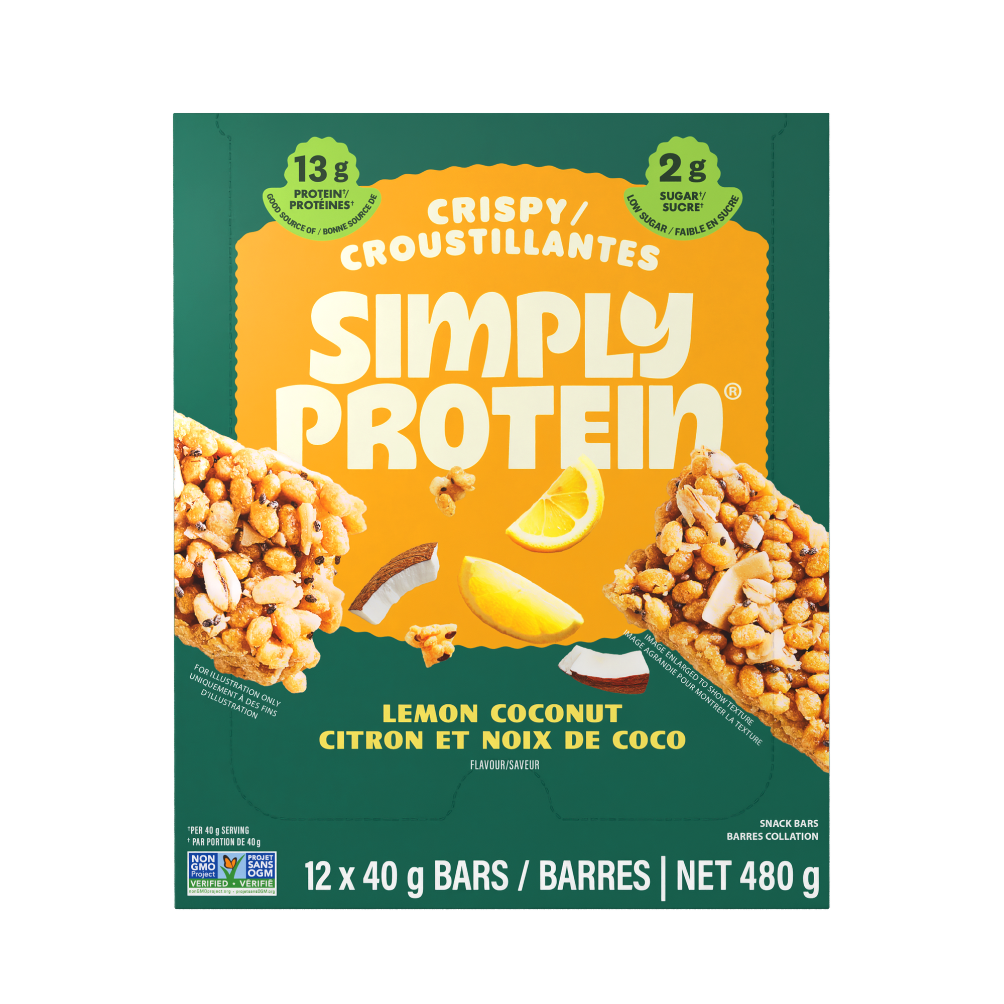 Crispy Bar - Lemon Coconut