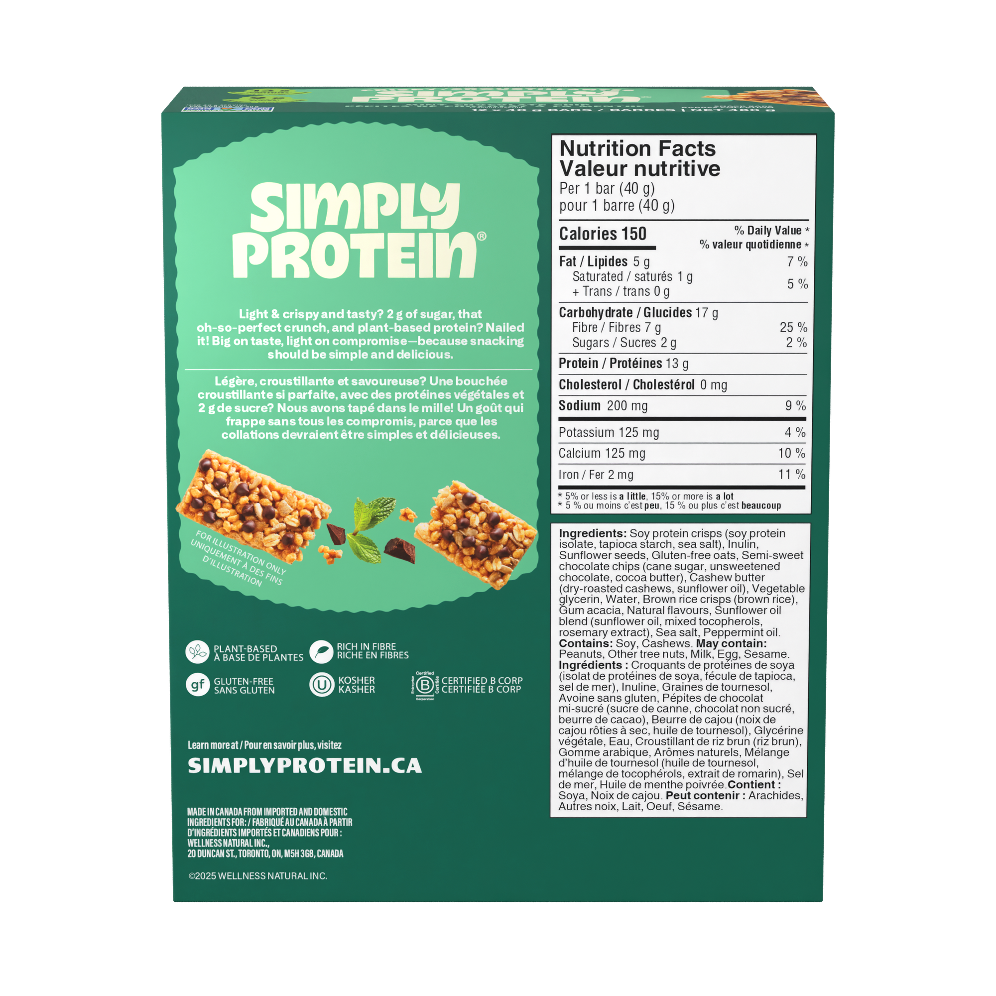 Crispy Bars - Mint Chocolate Chip