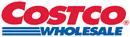 Costco Wholesale logo with red and blue text on a white background