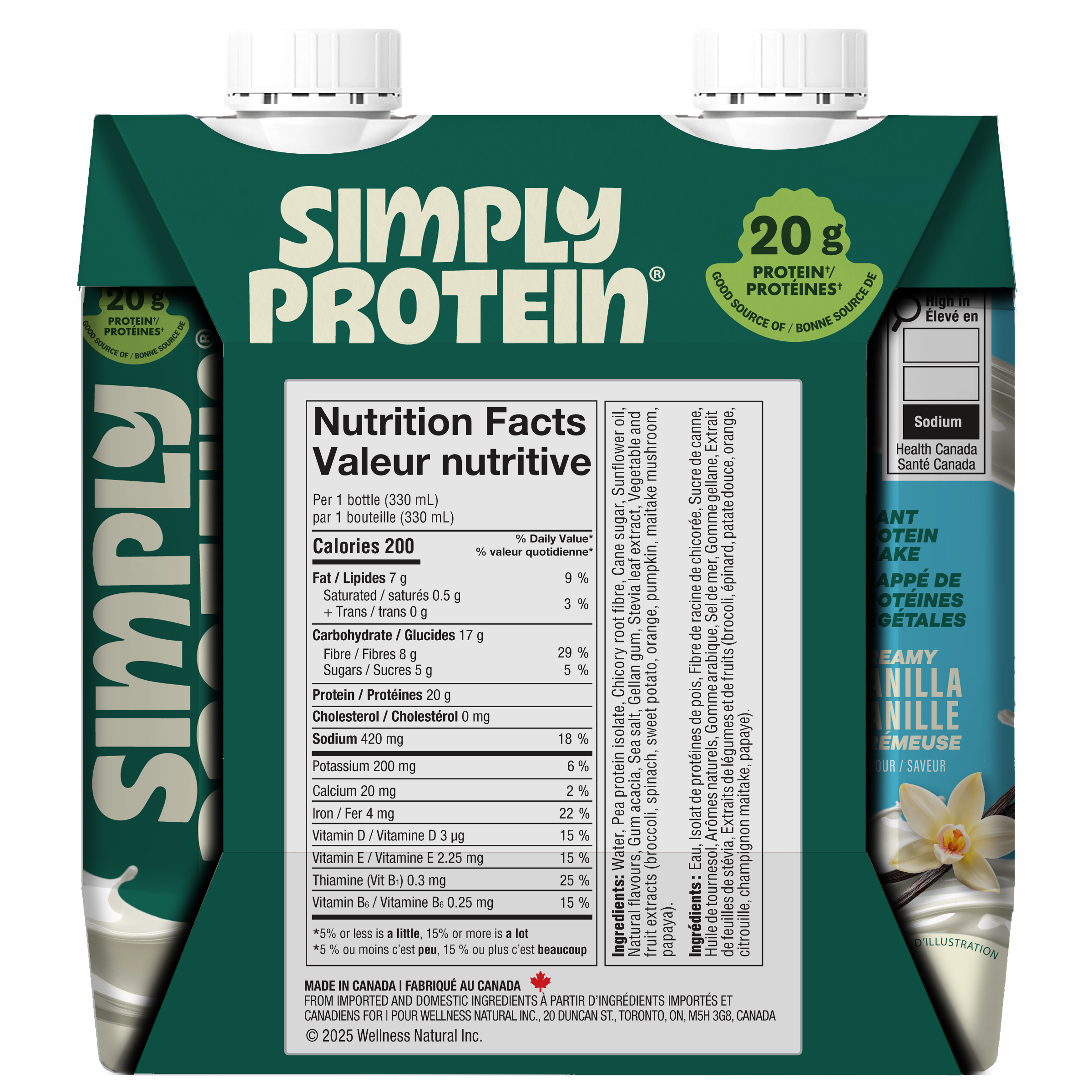 Plant Protein Shake - Creamy Vanilla