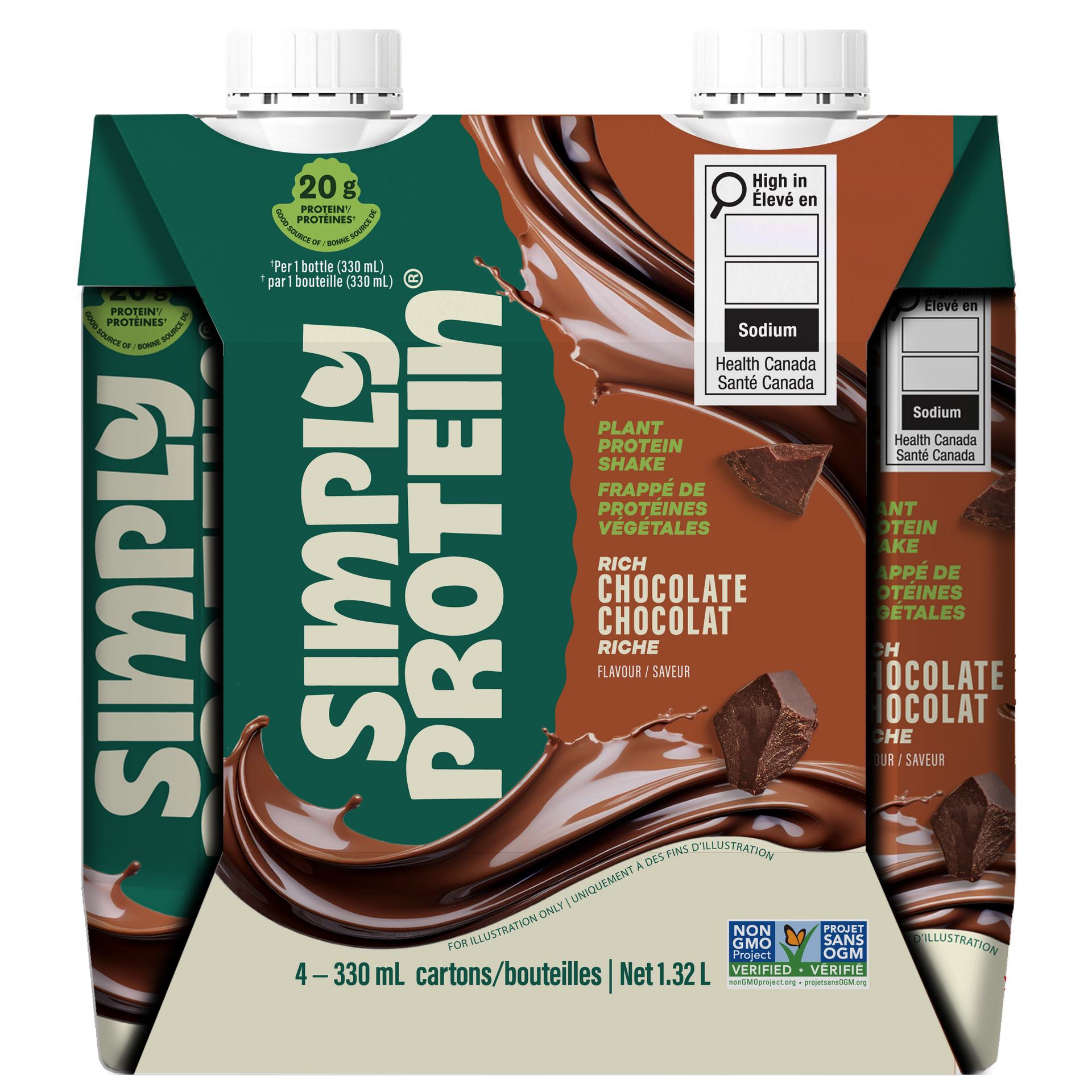 Plant Protein Shake Rich Chocolate – SimplyProtein